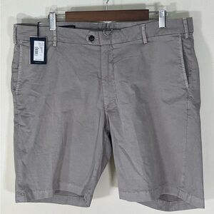 New Peter Millar Crown Crafted Men's 40 Khaki Cotton Blend Chino Golf Shorts